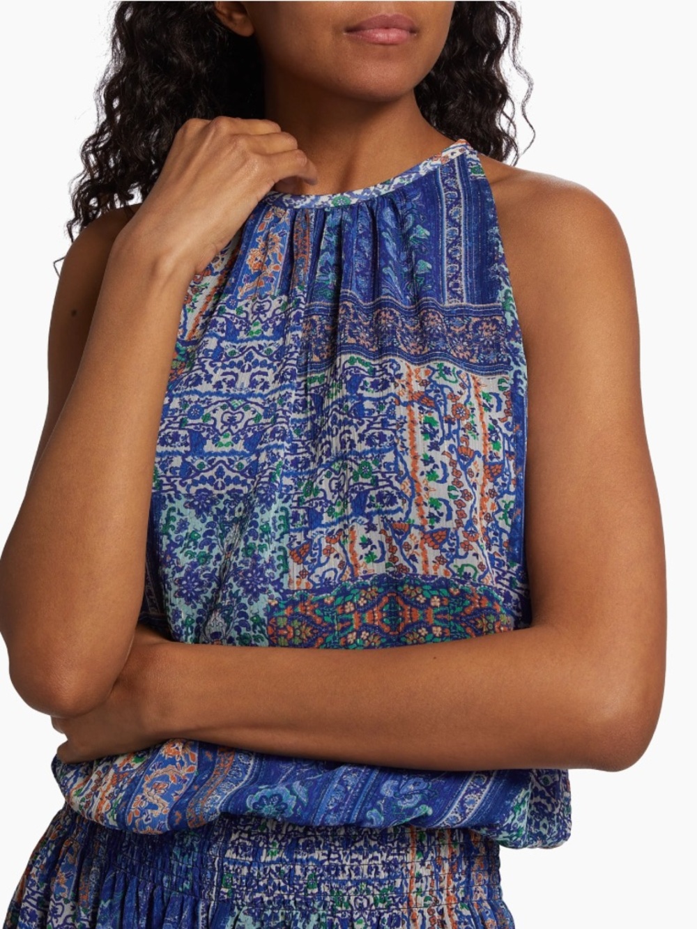 Ramy Brook’s Paris Mini Dress Size M in Cabana Blue - Picture 7 of 9